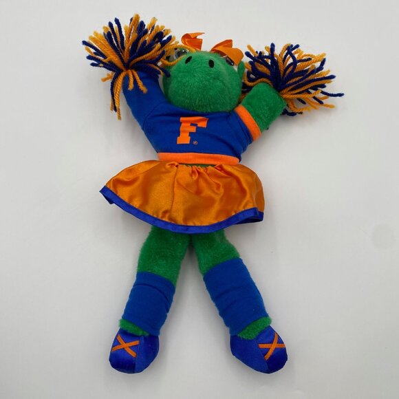 Stuffins Other - Stuffins Florida Gator Cheerleader Plush 12" Stuffed Animal Blue Orange Toy 1998